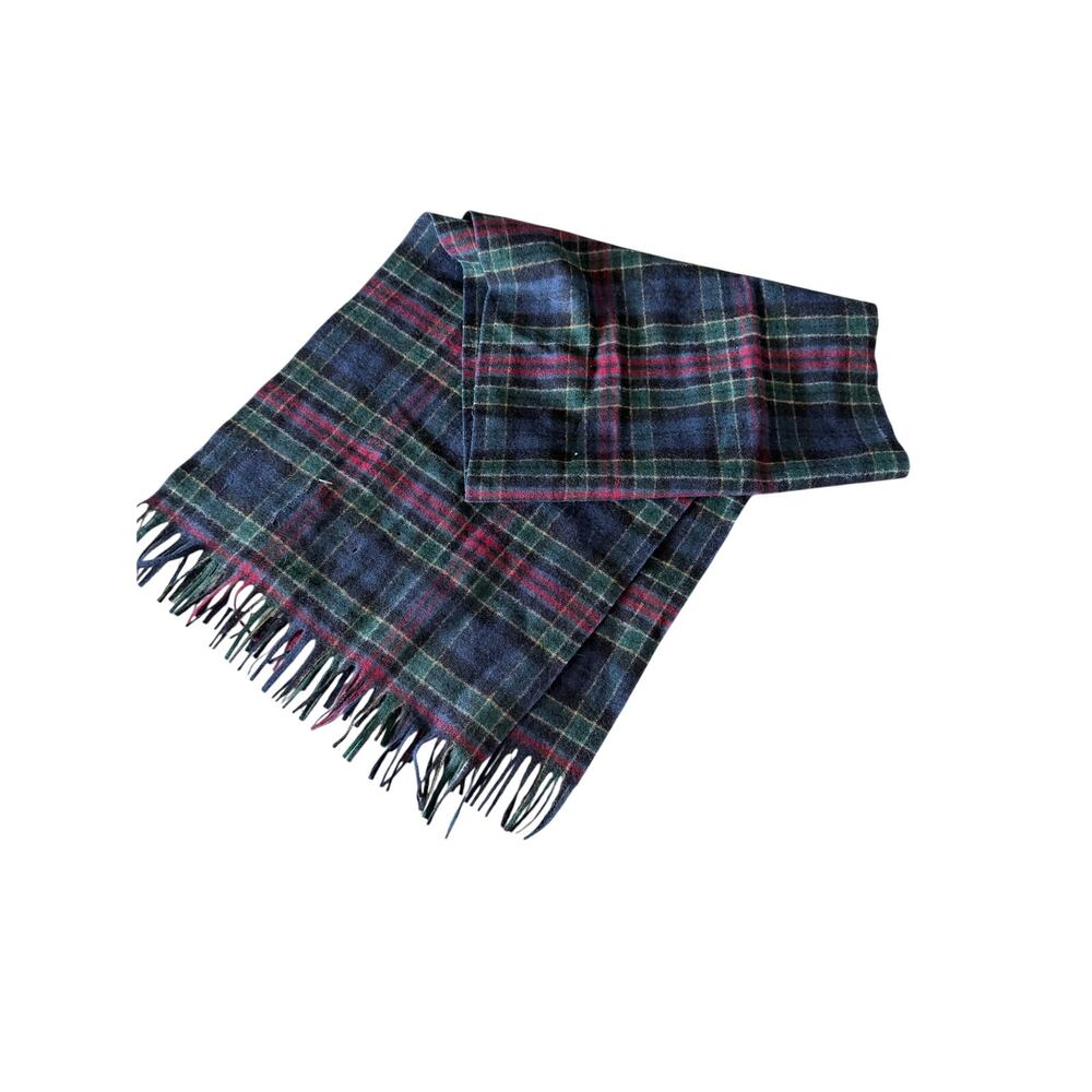 NWT vintage Pendleton plaid Allison tartan scarf 100% pure virgin wool USA